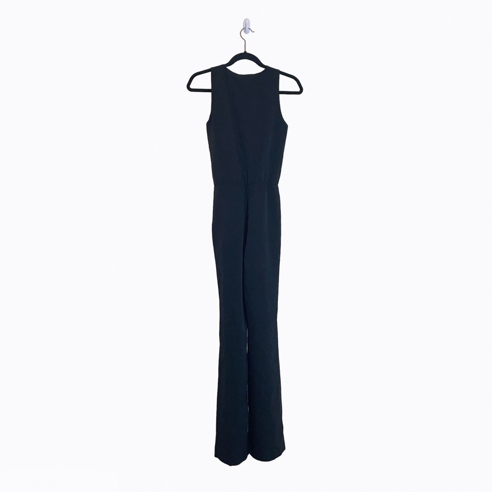 NWOT Anthropologie DREW Black Surplice Jumpsuit - Picture 3 of 3